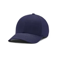 Czapki damskie - Under Armour Męska czapka Iso-Chill ArmourVent Stretch Fit, (410) Granatowy (Midnight Navy) / Midnight Navy, S-M - miniaturka - grafika 1