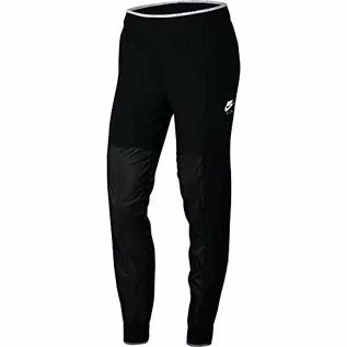 Spodnie rowerowe - Nike damskie spodnie dresowe W Nk Air Pant czarny Black/Reflective Silver M - grafika 1