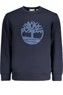 Bluzy męskie - NIEBIESKA BLUZA BEZ ZAMKA MĘSKA TIMBERLAND - miniaturka - grafika 1