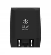 Ładowarki do telefonów - Adam Elements Ładowarka sieciowa Omnia P3, 33W, USB-C, PD, czarna - miniaturka - grafika 1