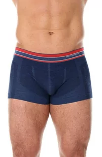 Bokserki męskie Brubeck Active Wool BX10870 granatowy - Majtki męskie - miniaturka - grafika 1