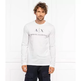Armani Exchange Longsleeve | Slim Fit - Koszulki męskie - miniaturka - grafika 1