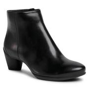 Botki damskie - Ecco Botki Sculptured 45 23048301001 Black - miniaturka - grafika 1