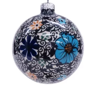 Ceramiczna bombka duża Ceramika Bolesławiec - Bombki - miniaturka - grafika 1