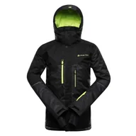 Kurtki narciarskie - Kurtka męska narciarska snowboardowa 15.000 Alpine Pro Dear 2 k.czarny r.XXL - miniaturka - grafika 1