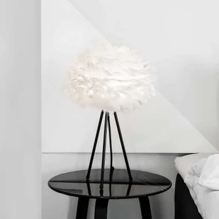 UMAGE Eos Mini lampa stołowa biała/trójnóg czarny - Lampy stojące - miniaturka - grafika 1
