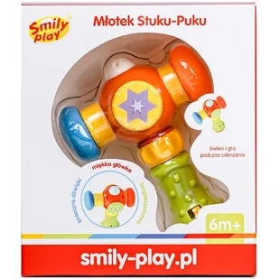 Smily Play Grzechotka młotek SP83695 AN01 - PLAY - Grzechotki dla dzieci - miniaturka - grafika 1