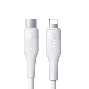 Joyroom kabel przewód USB Typ C - Lightning Power Delivery 20W 2,4A 0,25m biały (S-02524M3 White) - Kable USB - miniaturka - grafika 1