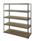 Szafy i regały magazynowe - Regał Helios magazynowy metalowy HZZ_180X150X50_5_275 ilość półek 5 nośność 275 kg / Wamar-Sosenka - miniaturka - grafika 1