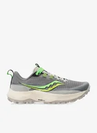Buty sportowe damskie - Buty trailowe damskie Saucony Peregrine 13 - gravel/slime - miniaturka - grafika 1