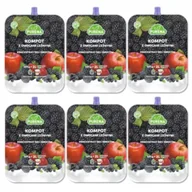 Syropy i koncentraty owocowe - Purena Koncentrat kompotu z owocami leśnymi na 2 l Zestaw 6 x 340 g - miniaturka - grafika 1