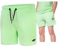 Spodenki męskie - 4F CHĹOPIÄCE KRĂ“TKIE SPODENKI DRESY BAWEĹNA / 164 - miniaturka - grafika 1