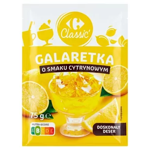 Carrefour Classic Galaretka o smaku cytrynowym 75 g - Dodatki do ciast w proszku - miniaturka - grafika 1