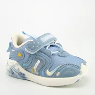 Buty dla dziewczynek - APAWWA Q924 niemowlęce buciki sportowe niebieskie - miniaturka - grafika 1