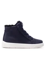 Buty dla chłopców - ECCO Trzewiki Street Tray K GOTE-TEX 70528202303 Granatowy - miniaturka - grafika 1