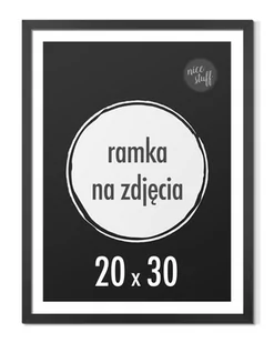 Ramka na zdjęcia 20x30 cm Ramki 30x20 czarna stojąca z nóżką - Ramki na zdjęcia Ramka na zdjęcia 20x30 cm Ramki 30x20 czarna stojąca z nóżką - Ramki na zdjęcia - miniaturka - grafika 1