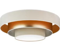 Lampy sufitowe - Duolla - LED Plafon LUNETA LED/26W/230V śr. 60 cm 4000K kremowy/złoty - miniaturka - grafika 1