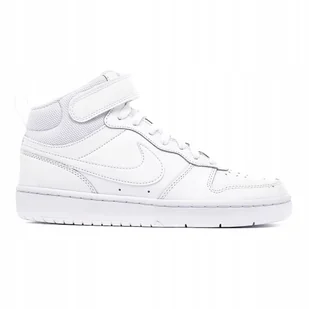 Buty Nike Court Borough Mid 2, damskie skórzane białe CD7782-100 38 1/2 - Buty sportowe damskie - miniaturka - grafika 1