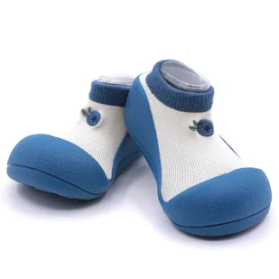 Attipas® Lekkie Bambusowe Buciki Niemowlęce Bamboo Blueberry 11,5 Cm / 20 Antypoślizgowe - Skarpetki dla dzieci Attipas® Lekkie Bambusowe Buciki Niemowlęce Bamboo Blueberry 11,5 Cm / 20 Antypoślizgowe - Skarpetki dla dzieci - miniaturka - grafika 1