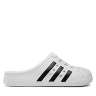 Klapki i japonki damskie - Klapki adidas adilette Clog FY8970 Biały - miniaturka - grafika 1
