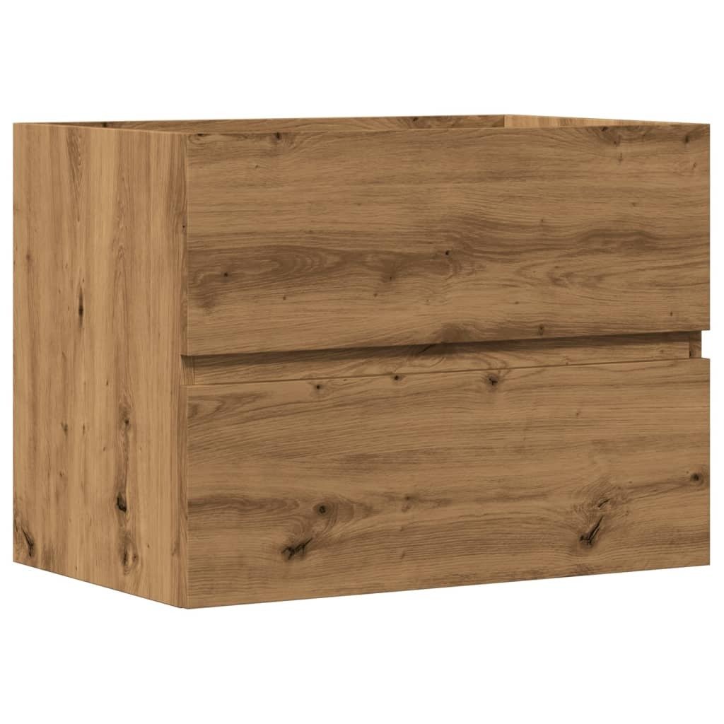 vidaXL Szafka łazienkowa dąb Artisan 60x38,5x45 cm Materiał drewnopochodny