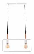 Lampy sufitowe - Candellux FRAME Biała 2xE27 Lampa wisząca 32-73549 32-73549 - miniaturka - grafika 1