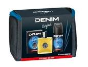 Zestawy perfum męskich - Denim Zestaw prezentowy ORYGINAL, woda po goleniu 100 ml + dezodorant 150 ml + kosemtyczka - miniaturka - grafika 1