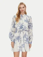 Sukienki - Guess Sukienka koktajlowa W5GK07 WH4K2 Kolorowy Regular Fit - miniaturka - grafika 1