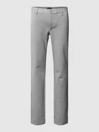 Spodnie męskie - Spodnie materiałowe ze wzorem w paski model ‘MARK’ - miniaturka - grafika 1