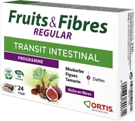 Suplementy naturalne - Suplement diety Ortis Classic Fruit and Fiber 24 kostki 120 g (5411386890614) - miniaturka - grafika 1