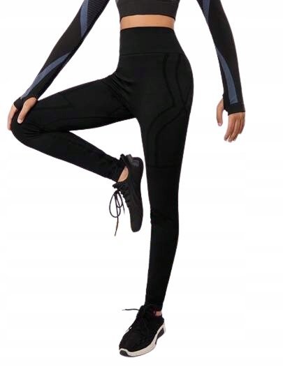 SHEIN LEGGINSY CZARNE DZIECIĘCE KLASYCZNE 11Y ŁRF