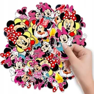 Szkolne artykuły papiernicze - NAKLEJKI NA ZESZYT NALEPKA Z POSTACIAMI MYSZKI MINI MINNIE WZORY 6 SZT - miniaturka - grafika 1