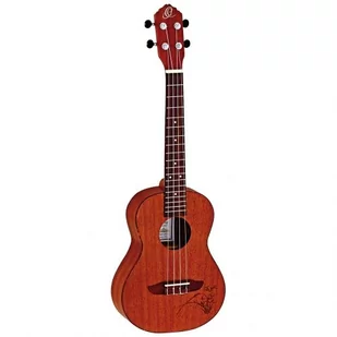 Ortega RU5 ukulele sopranowe z pokrywą drzewa świerkowego oraz korpusem z drewna sapeli, satynowe wykończenie, kolor: brązowy RU5MM-TE - Inne instrumenty muzyczne - miniaturka - grafika 1