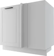 Meble kuchenne - Bergamo Szafka Dolna Narożna D13U Biały Mat - miniaturka - grafika 1