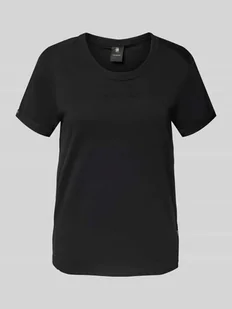 T-shirt z wyhaftowanym logo - Koszulki i topy damskie - miniaturka - grafika 1