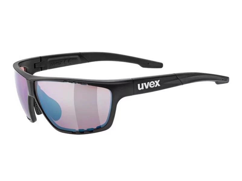 Uvex Sportstyle 706 Colorvision Okulary sportowe, black mat/outdoor 2020 Okulary sportowe S5320182296