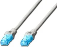 Patchcordy - Digitus Kabel krosowy Patch Cord U/UTP 5e szary 3m (DK-1512-030) - miniaturka - grafika 1