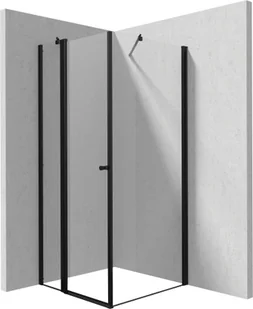 Kabina prysznicowa Deante Kerria Plus 90x90 kwadratowa nero transparentne uniwersalna KKNNU09S09 - Kabiny prysznicowe - miniaturka - grafika 1