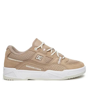 Sneakersy DC Construct ADJS100172-TAN Brązowy - Sneakersy damskie - miniaturka - grafika 1