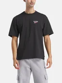 Koszulki męskie - Koszulka męska bawełniana Reebok Gs Hs Shaq Logo Tee 100218843 XL Czarna (1200161542466). T-shirty męskie - miniaturka - grafika 1