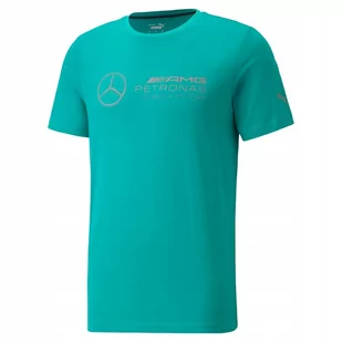 T-shirt koszulka PUMA MAPF1 LOGO TEE MERCEDES F1 M - Koszulki męskie - miniaturka - grafika 1