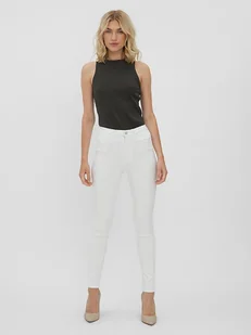 Vero Moda Dżinsy "Vmsophia" - Slim fit - w kolorze białym - Spodenki damskie - miniaturka - grafika 1