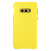 Etui i futerały do telefonów - Samsung Etui Leather Cover do Galaxy S10E Żółty EF-VG970LYEGWW - miniaturka - grafika 1