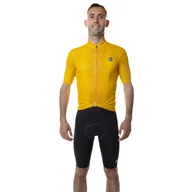 Koszulki rowerowe - Koszulka rowerowa męska Unica żółta - miniaturka - grafika 1