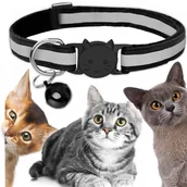 Obroże dla kotów - OBROŻA DLA KOTA KOTKA ODBLASKOWA Z DZWONECZKIEM KOT PIES LEKKA WYGODNA - miniaturka - grafika 1