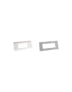 Mounting set for cable trunks, frame S99 + MS mounting plate, suitable for 45x45 installation switch - Konwertery sieciowe i transceivery - miniaturka - grafika 1