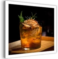 Obrazy i zdjęcia na płótnie - Obraz na płótnie, Szklanka z drinkiem 60x60 - miniaturka - grafika 1