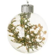 Bombki - Bombka choinkowa 8 cm LED przezroczysta 355 - miniaturka - grafika 1