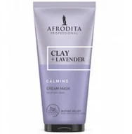 Maseczki do twarzy - Afrodita Maska MASECZKA do twarzy CLAY LAVENDER Uspakajająca GLINKA LAWENDA - miniaturka - grafika 1