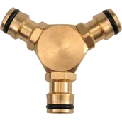 Inne akcesoria do nawadniania - FLO Rozdzielacz mosiężny typu y 1/2 89112 - miniaturka - grafika 1